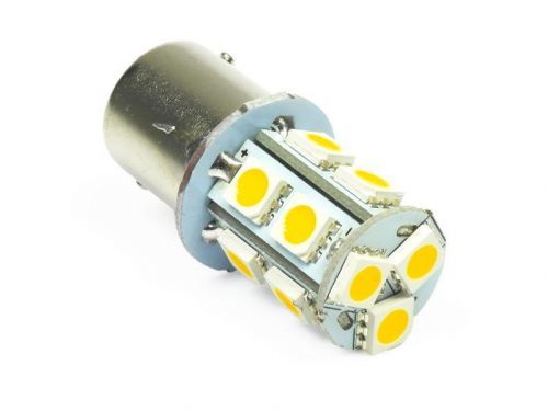 Interlook LED auto žárovka 12V LED BA15S 13XSMD5050 2,6W Teplá bílá
