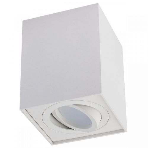 Podhledové bodové svítidlo Natynkowa HALOGENOWA Ruchoma AMAT-L GU10 Kwadratowa Bíla 115mm LUMILED