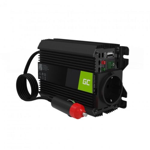 Green Cell měnič napětí do auta INVGC06 PRO 12V/230V 150W/300W