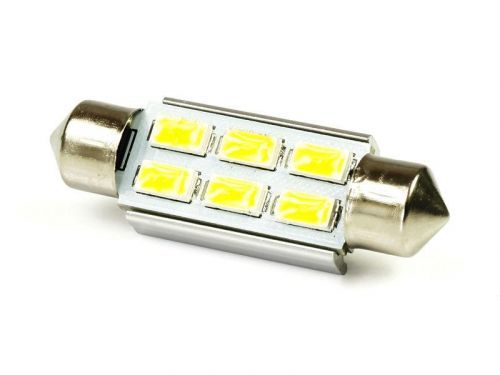 Interlook LED auto žárovka 12V LED C5W 6SMD5630 36mm CAN BUS Teplá bílá