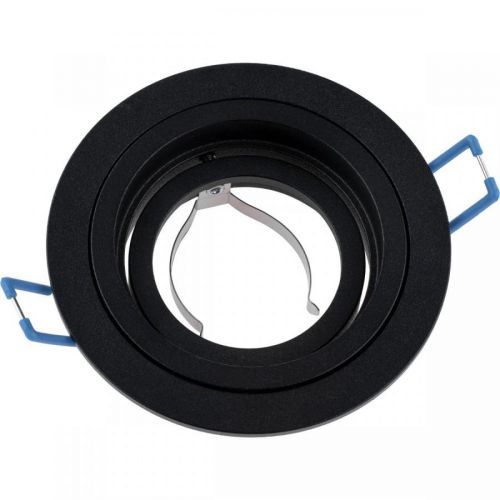 Podhledové bodové svítidlo HALOGENOWA Podtynkowa Ruchoma GU10 MR16 Okrągła černá CASSIO LUMILED