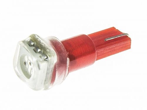 Interlook LED auto žárovka LED W2W W1,2W T5 R5 1 SMD 5050 červená