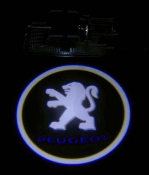 Interlook LED logo projektor Peugeot 206 207 306 307 406 408 508 607 807 5008 RCZ