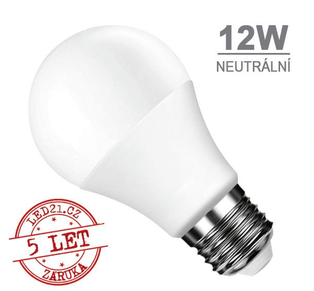 Optonica LED žárovka E27 12W 18xSMD2835 1055lm CCD Neutrální bílá