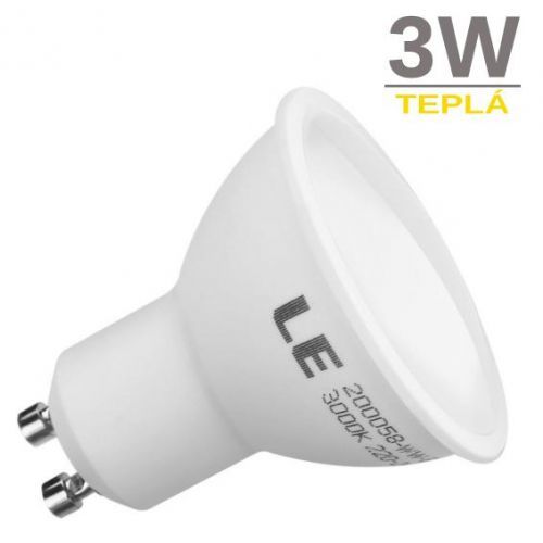 LED21 LED žárovka 3W 5xSMD2835 GU10 240lm Teplá bílá