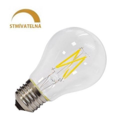 Optonica LED žárovka 4W 4xCOB Filament E27 400lm CCD TEPLÁ BÍLÁ, STMÍVATELNÁ