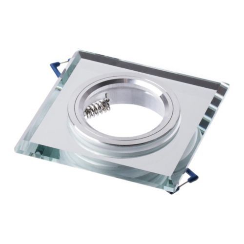Lumiled Podhledové bodové svítidlo SZKLANA stropní MR16 GU10 čtverec Stała Przezroczysta
