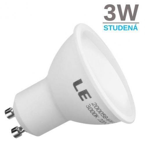 LED21 LED žárovka 3W 5xSMD2835 GU10 260lm Studená bílá