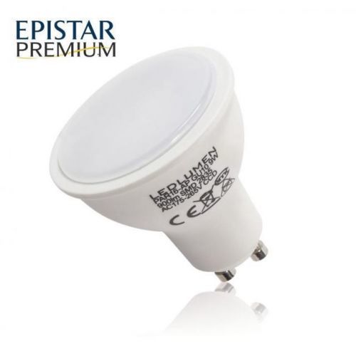 Ledlumen LED žárovka PREMIUM 9W 14xSMD2835 GU10 900lm CCD Studená bílá