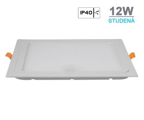 LED21 LED panel vestavný 12W 200x200mm IP40 STUDENÁ BÍLÁ HDW12SC