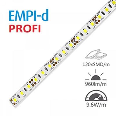 Epiled LED pásek 12V PROFI 5m 9,6W/m 120ks/m 2835 STUDENÁ BÍLÁ