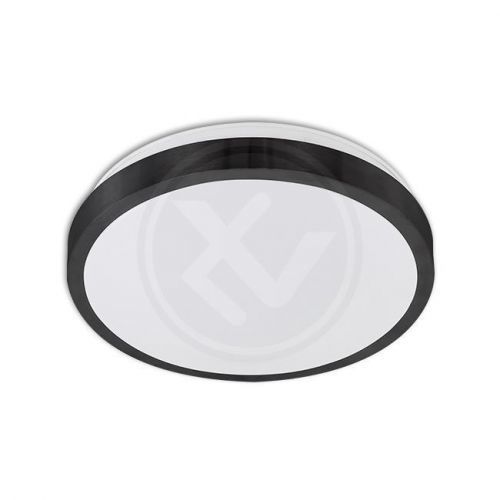 LED21 Přisazené svítidlo SOLEN 270 2xE27, plafon, IP44, černé V6568