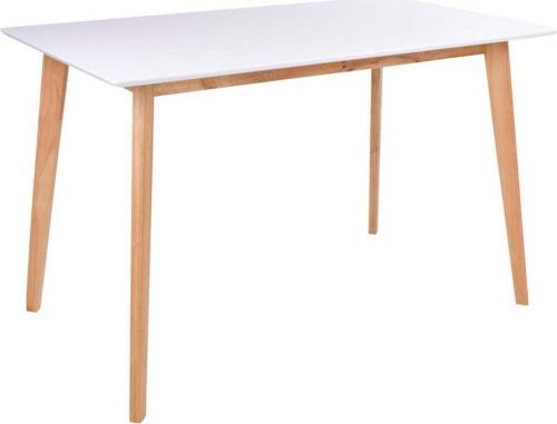 Jídelní stůl s bílou deskou Bonami Essentials Vojens, 120 x 70 cm