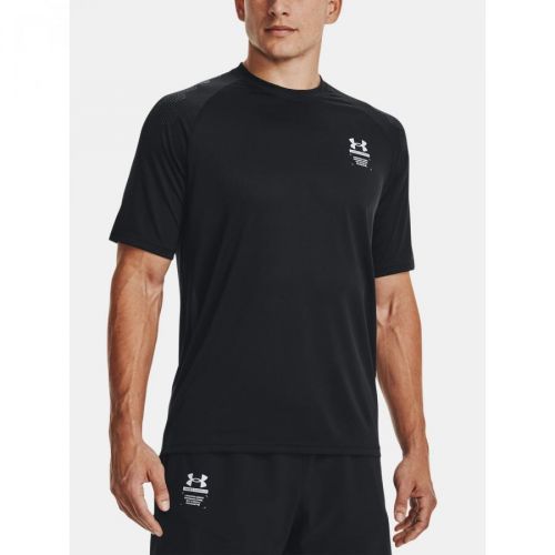 Under Armour Tričko UA Armourprint SS-BLK - Pánské
