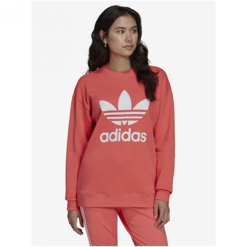 Oranžová dámská mikina adidas Originals - Dámské