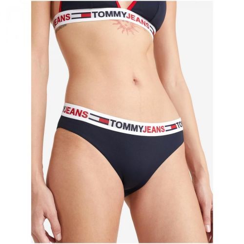 Tmavě modrý dámský spodní díl plavek Tommy Hilfiger - Dámské
