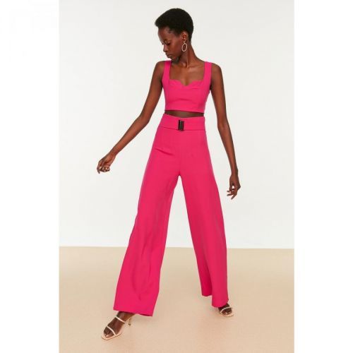 Trendyol Fuchsia Detailed Trousers