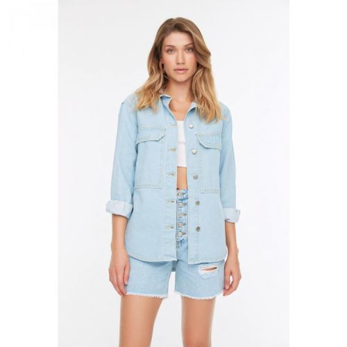 Trendyol Blue Denim Shirt