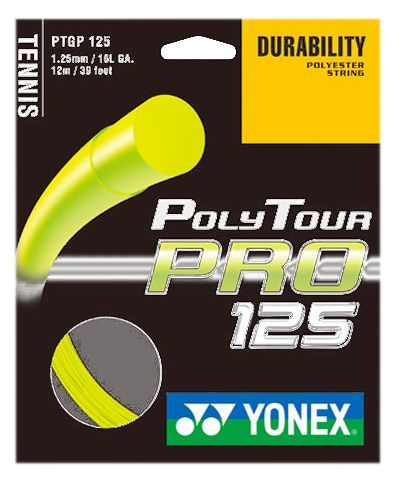 Tenisový výplet Yonex Poly Tour Pro, žlutá, 1,20 mm