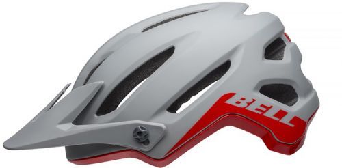 Cyklistická helma BELL 4Forty šedo-červená, M (55-59 cm)