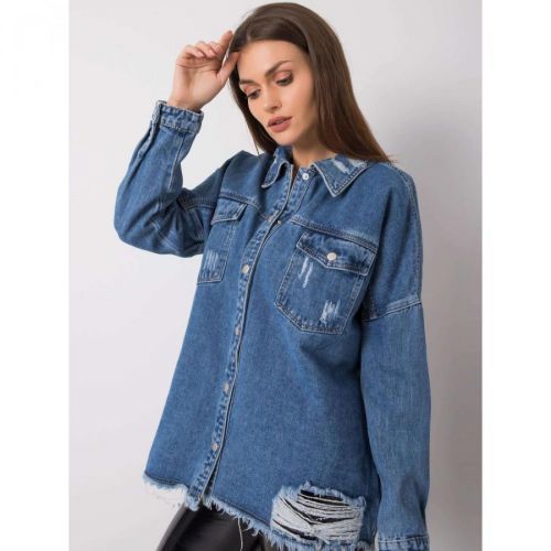 Blue denim shirt