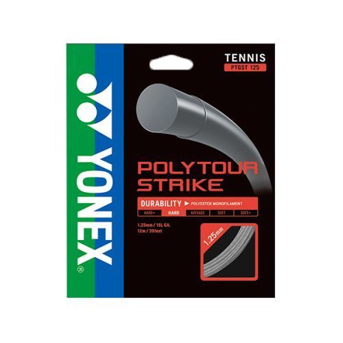 Tenisový výplet Yonex Poly Tour Strike Black, 1,25 mm