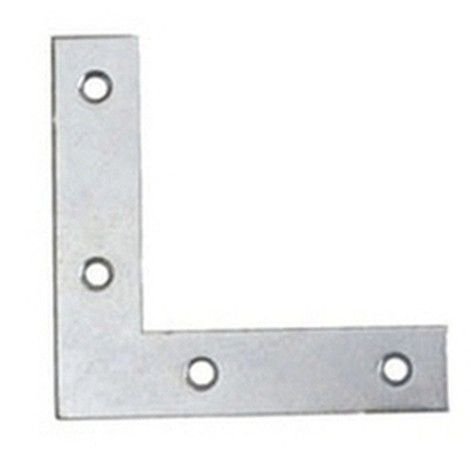 CZ Rohovník nábytkový 80x80x20mm 4díry Zn (odběr bal. 10ks)