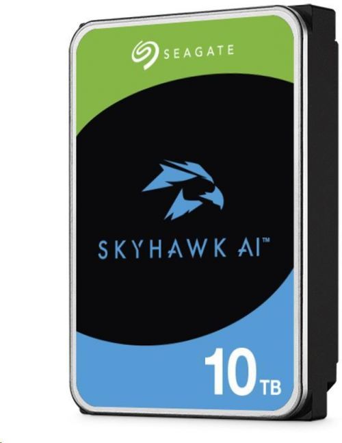 Seagate SkyHawk AI HDD, 10TB, SATAIII, 256MB cache, 7.200RPM (ST10000VE001)