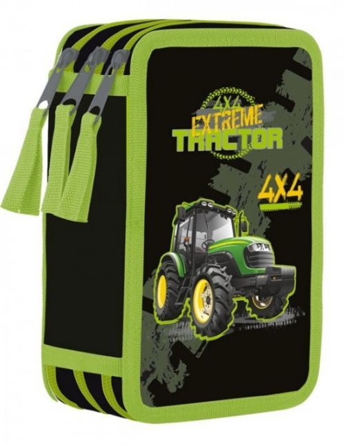 Penál 3 patra - Karton P+P - Prázdný - Traktor - 8-35822