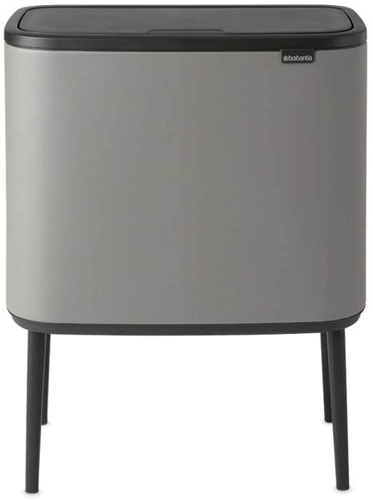 Dotykový odpadkový koš BO TOUCH BIN Brabantia 11 + 23 l minerální šedý