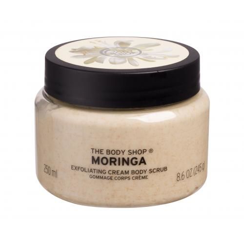The Body Shop Moringa Exfoliating Cream Body Scrub 250 ml vyhlazující tělový peeling pro ženy