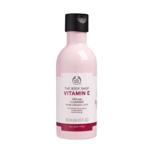 The Body Shop Vitamin E Cream Cleanser 250 ml hydratační a ochranný čisticí krém pro ženy