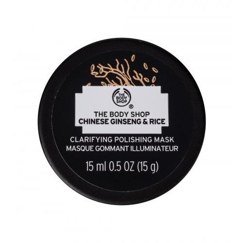 The Body Shop Chinese Ginseng & Rice Clarifying Polishing Mask 15 ml rozjasňující exfoliační pleťová maska pro ženy