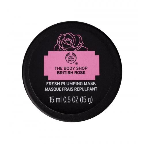 The Body Shop British Rose Fresh Plumping Mask 15 ml osvěžující pleťová maska pro ženy