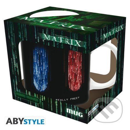 Matrix keramický Hrnček - modrá nebo červená pirulka - ABYstyle