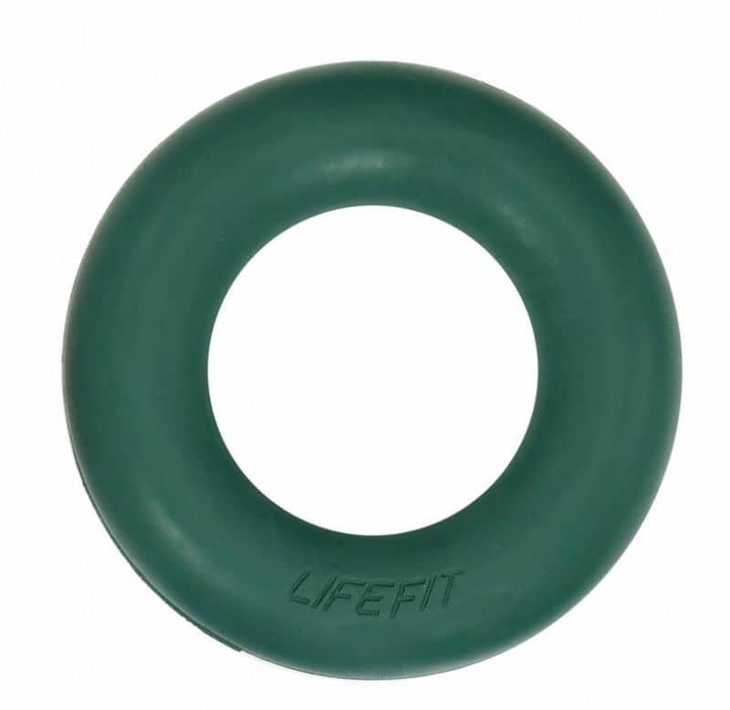 Posilovač prstů LIFEFIT RUBBER RING zelený