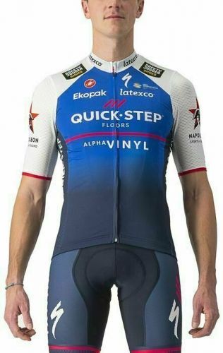 Castelli Quick-Step Alpha Vinyl 2022 Competizione Jersey Belgian Blue/White 3XL