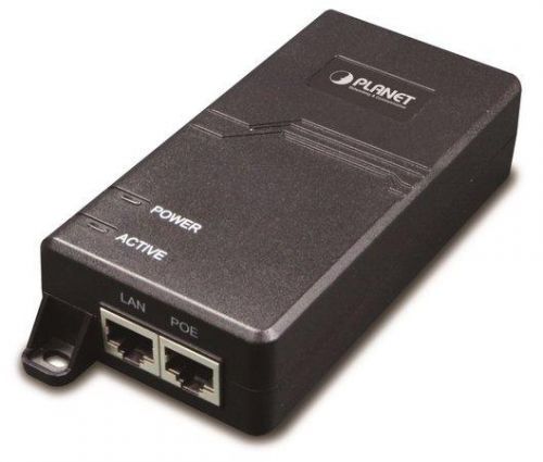 Planet POE-163 PoE injektor IEEE802.3at, 30W, 1000Base-T, na zeď, POE-163