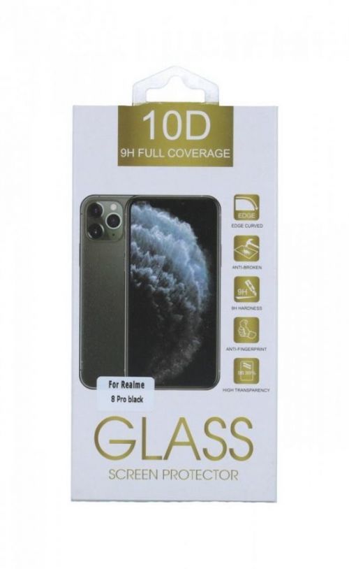 Tvrzené sklo Glass Protector Realme 8 Pro Full Cover černé 69556