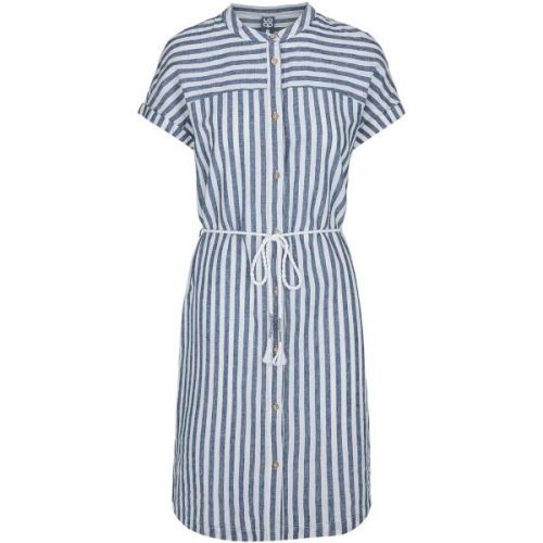 Loap NESHA Dámské šaty, Bílá,Modrá, velikost M