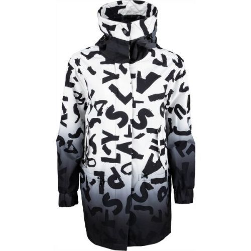 Northfinder TANJIA Dámská parka, Černá,Bílá, velikost L
