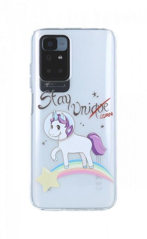 Kryt TopQ Xiaomi Redmi 10 silikon Stay Unicorn 71806