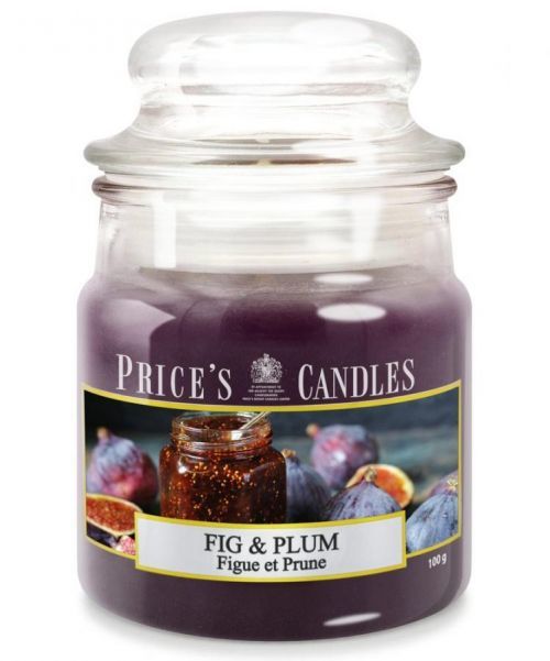 PRICE'S MINI svíčka ve skle Fig & Plum - hoření 30h