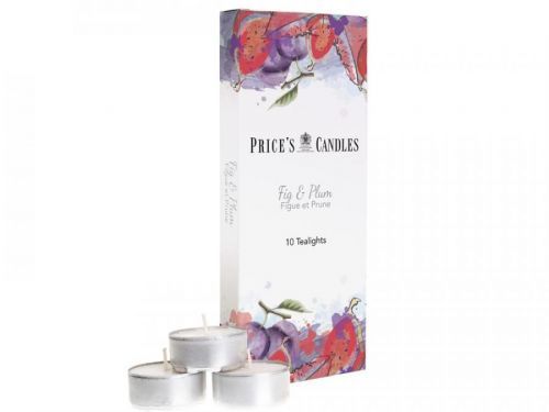 Price's Price's vonné čajové svíčky Fig & Plum 10ks