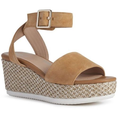 Geox D LIPARI Dámské sandály, Hnědá, velikost 40