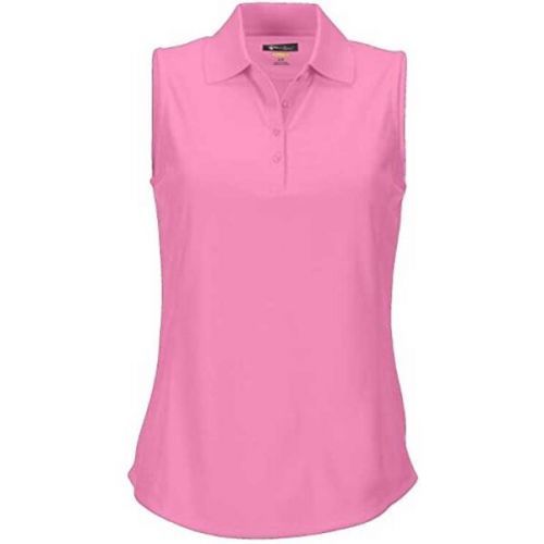 GREGNORMAN PROTEK SLEEVELESS POLO W Dámské golfové polo triko, Růžová, velikost S