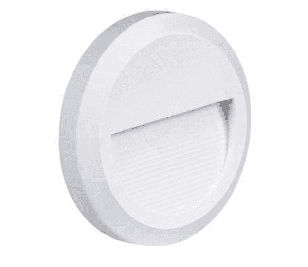 Optonica Svítidlo fasádní LED Step Light Round White 2W, 230V Teplá bílá WL7505