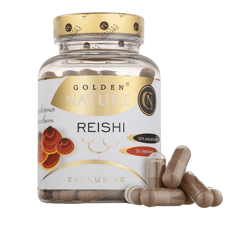 Golden Nature Exclusive Reishi 50% polysacharidů 100 kapslí