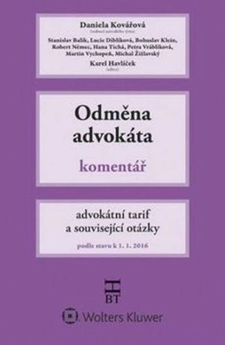 Odměna advokáta - Daniela Kovářová