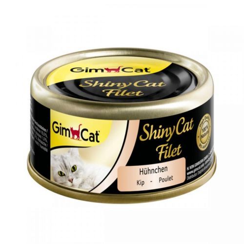 GimCat ShinyCat kuřecí filé, 6 x 70 g 6x70g